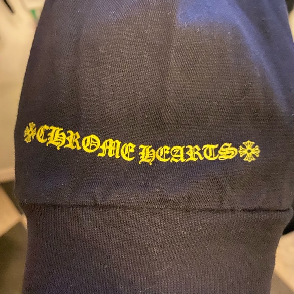 Chrome Hearts Black Long Sleeve Staff Only Rare Graphic Tee Never Worn - Picture 5 of 10